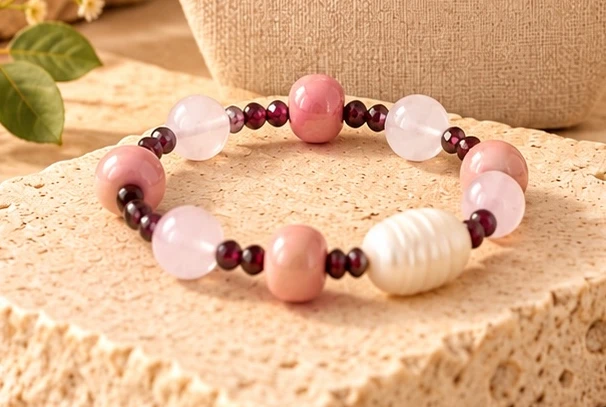 Blush Harmony bracelet — supplied product photograph