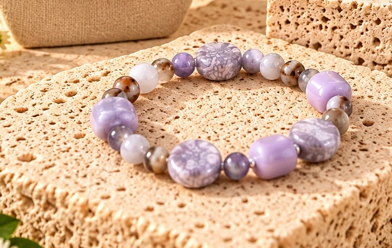 Lavender Bloom bracelet — supplied product photograph