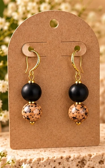 Earth Essence earrings — supplied product photograph