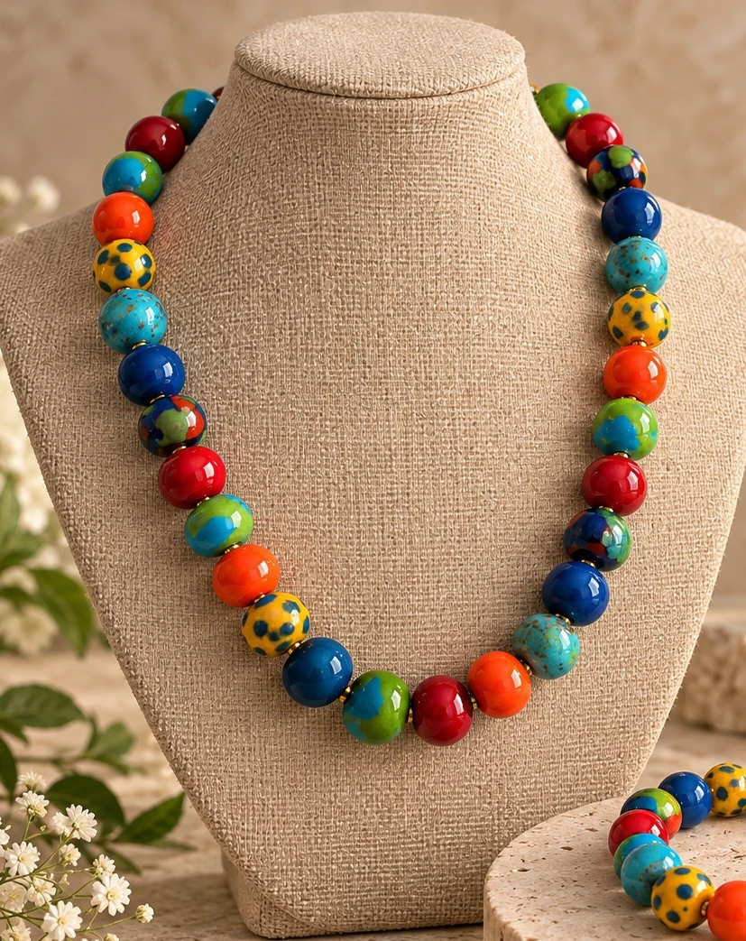 Color Pop necklace, bracelet and earrings