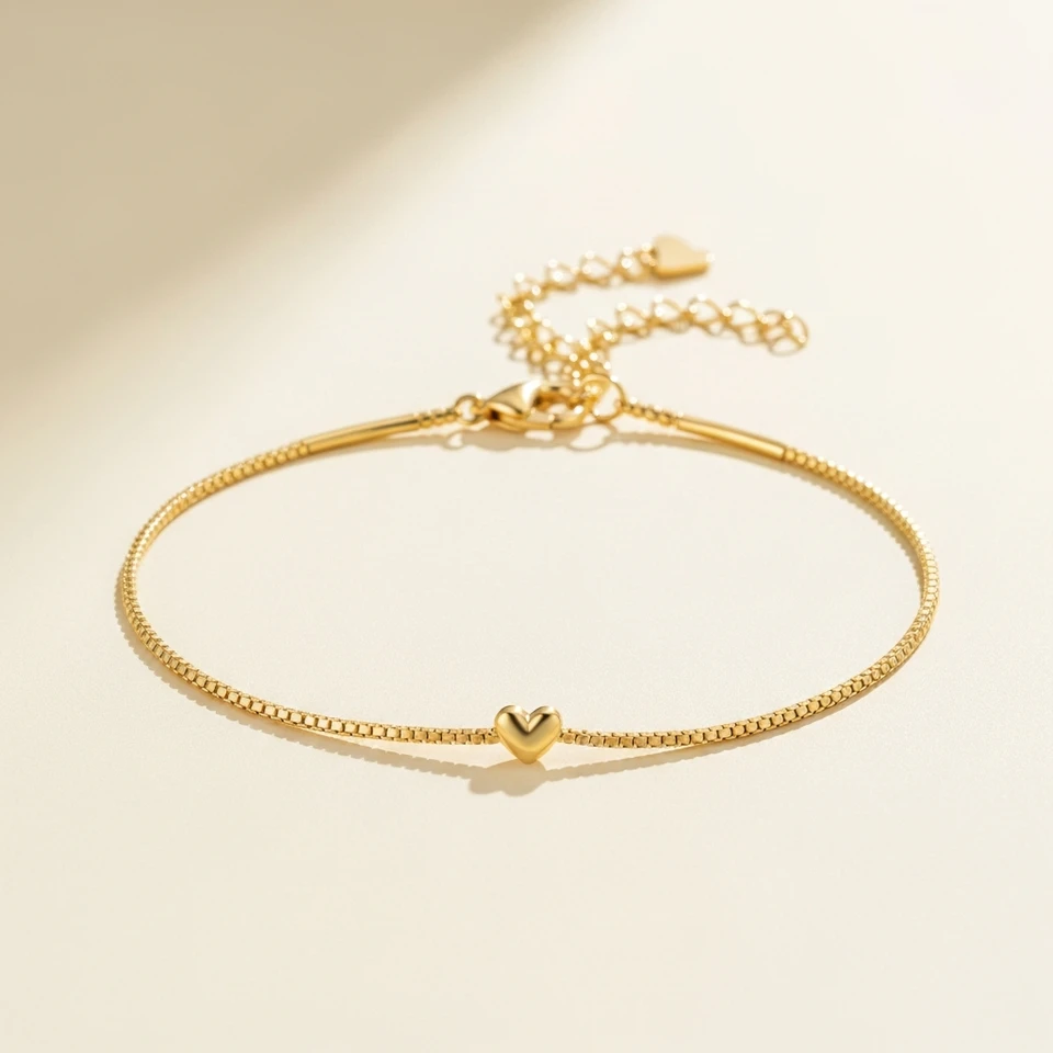 Welded permanent anklet with charms fitted by Trendlingzz in Omaha, Nebraska