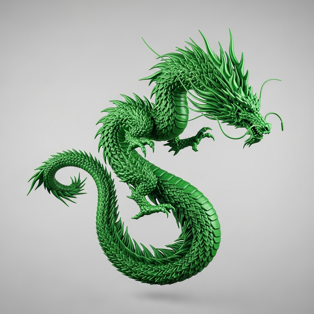 Giant Articulated Dragon (35")