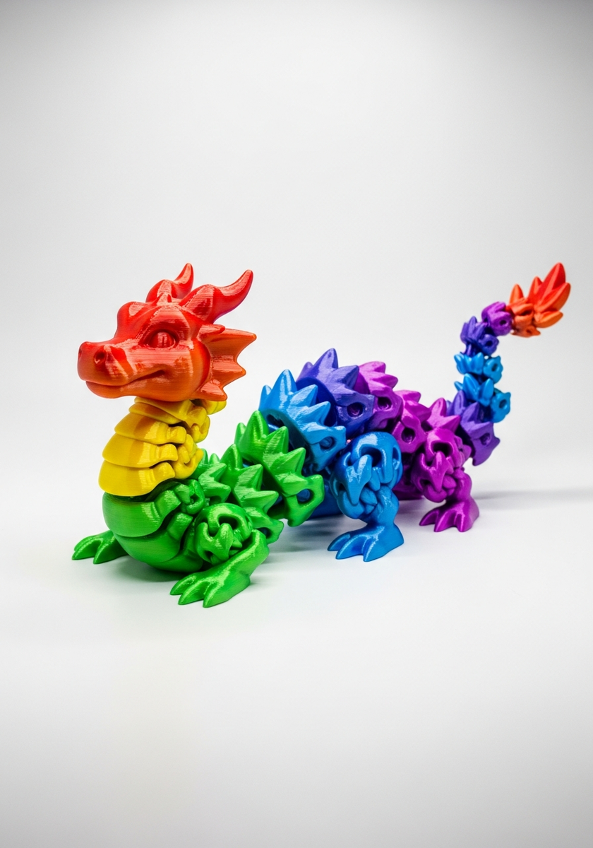 Articulated Rainbow Dragon