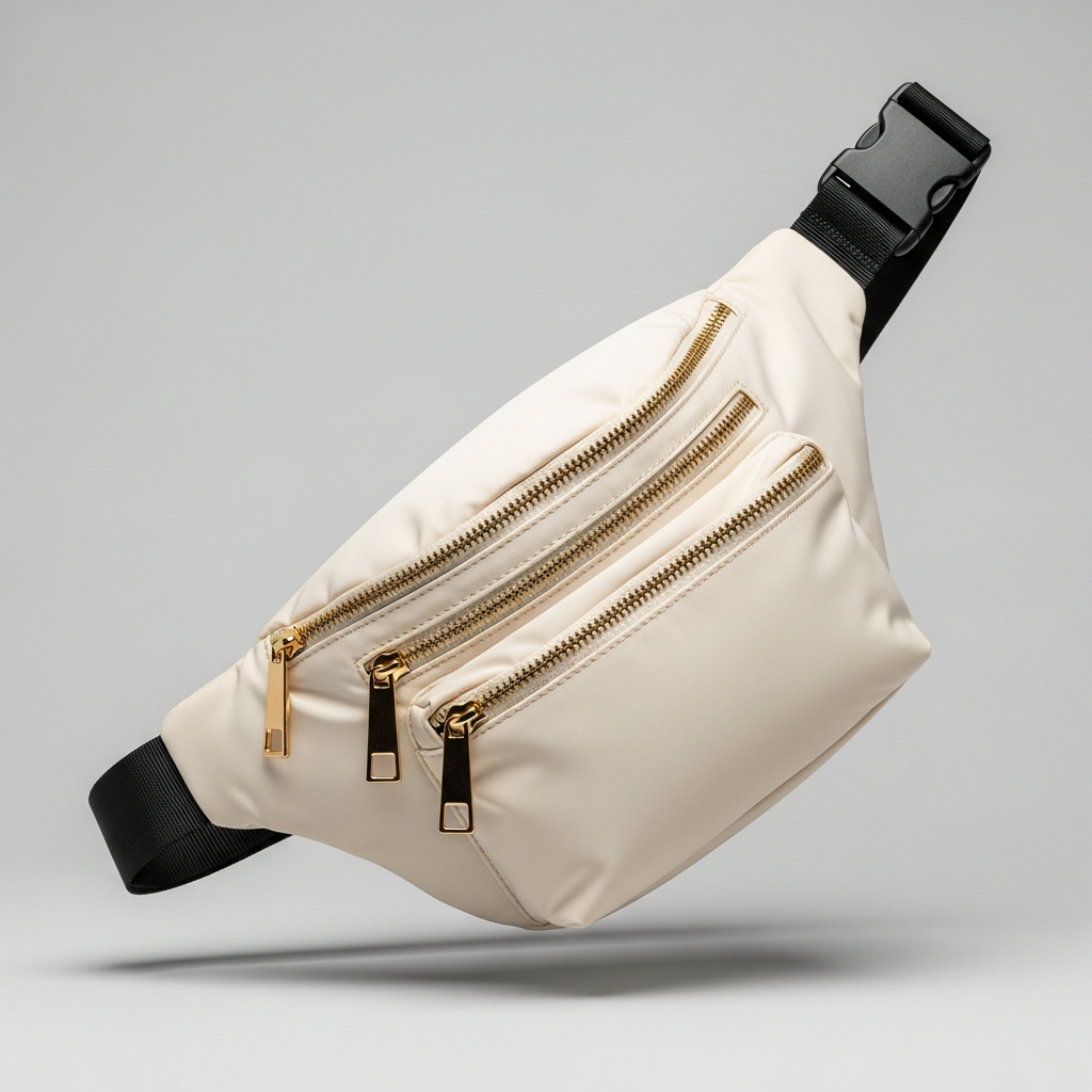 Cream Fanny Pack