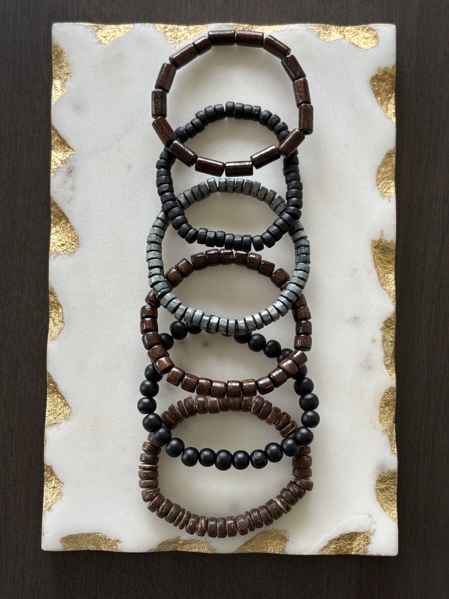 Earth Tone Natural Bead Bracelet