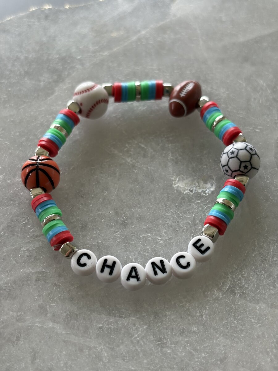 Custom Sports Heishi Bracelet