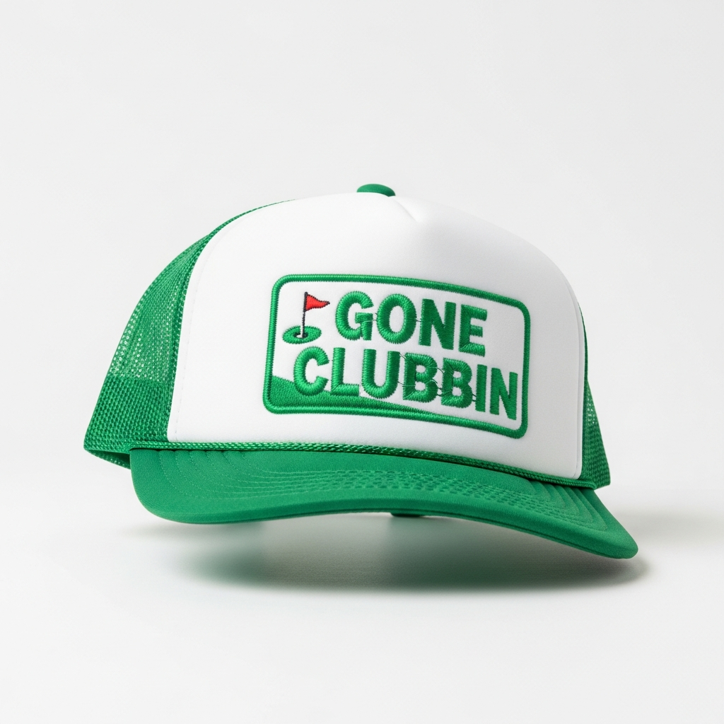 Gone Clubbin Golf Trucker Hat