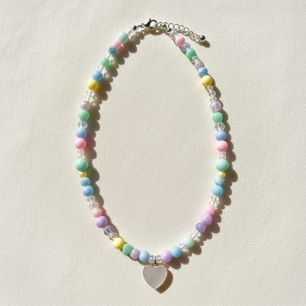 Beaded Heart Necklace