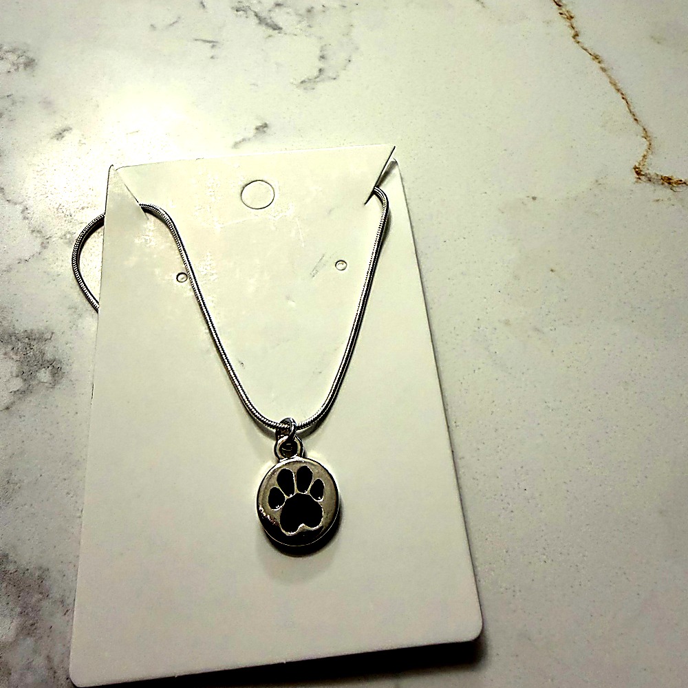 Paw Print Charm Necklace