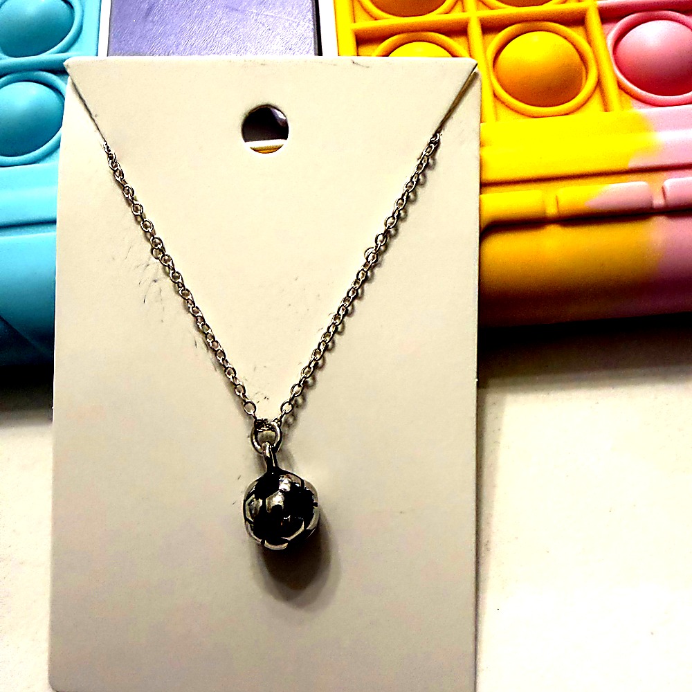 Soccer Ball Charm Necklace