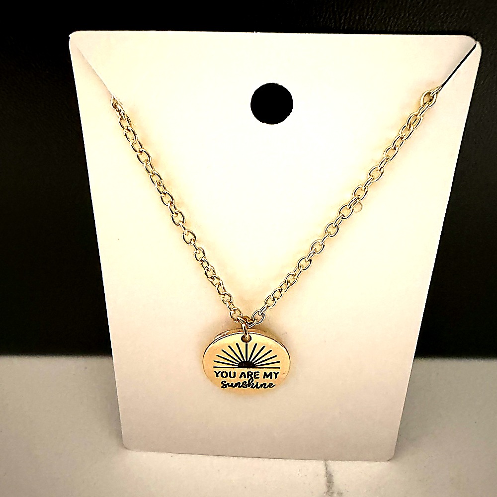 You Are My Sunshine Necklace