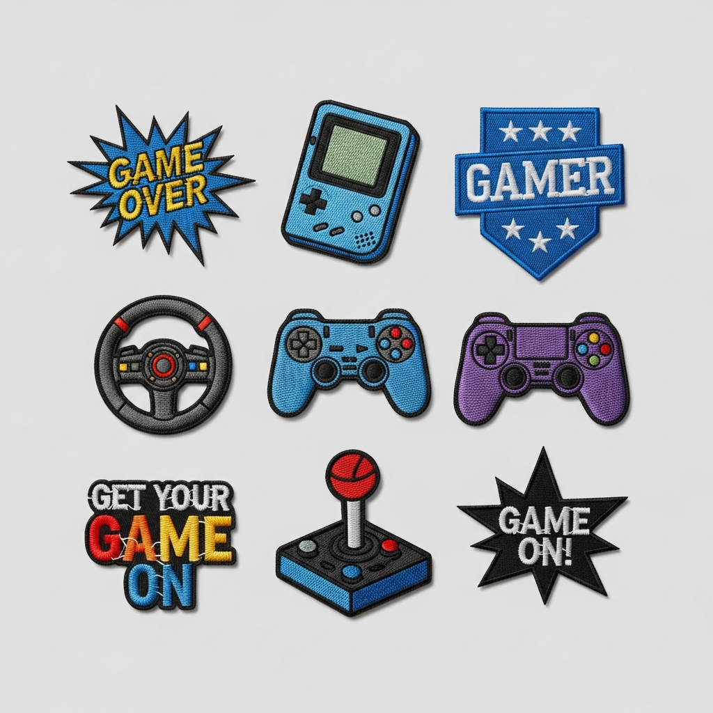 Video Game Patch Pack (10 pcs)