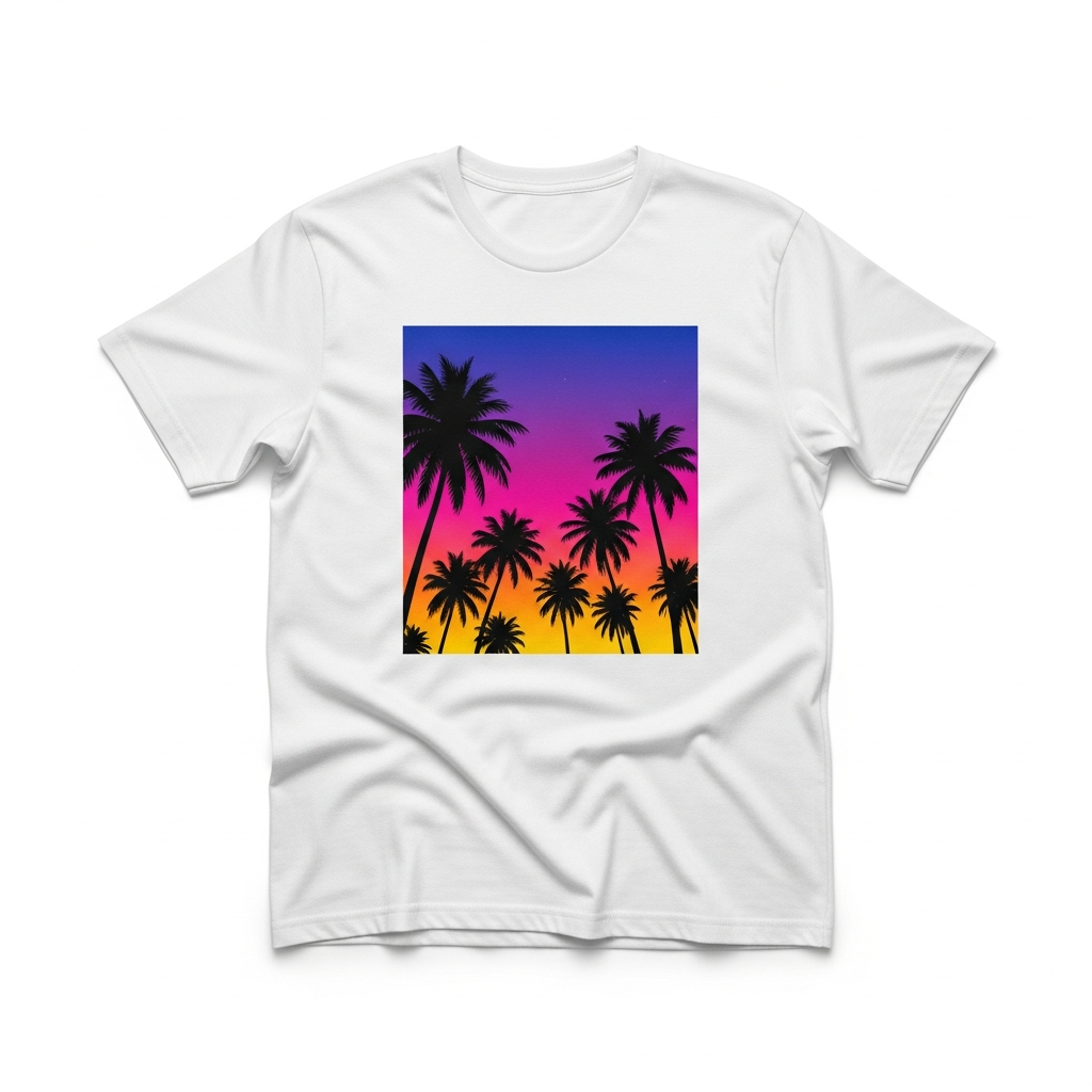 Sunset Palms Tee